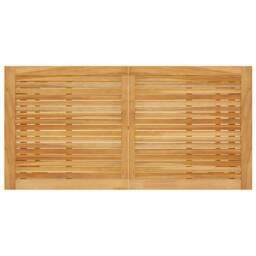 Berkfield Home Garden Dining Table 140x70x73.5 cm Solid Acacia Wood in Brown - thumbnail 4