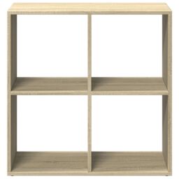 Berkfield Home Room Divider Bookcase Sonoma Oak 69.5x29x69.5 cm Engineered Wood in Brown - thumbnail 5