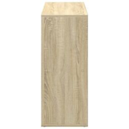 Berkfield Home Room Divider Bookcase Sonoma Oak 69.5x29x69.5 cm Engineered Wood in Brown - thumbnail 6