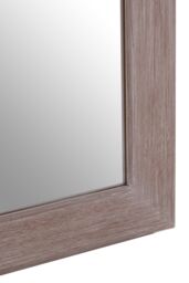 Orsina Large Wall Mirror, Grain Pattern Frame Mirror for Home, Office, Closet in Brown - thumbnail 5
