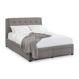 Cheshire Pear 4 Drawer Bed Grey - Superking (180cm) (150cm) - Size: Super King - thumbnail 1
