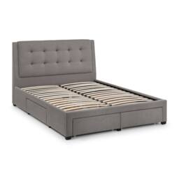 Cheshire Pear 4 Drawer Bed Grey - Superking (180cm) (150cm) - Size: Super King - thumbnail 2