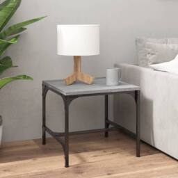 Berkfield Home Side Tables 2 pcs Grey Sonoma 40x40x35 cm Engineered Wood - Size: 40 x 40 x 35 cm - thumbnail 3
