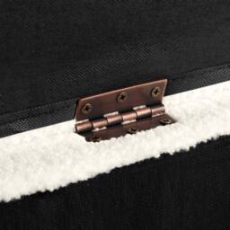 tectake Upholstered Bench Moon in Cream - thumbnail 7