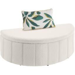 tectake Upholstered Bench Moon in Cream - thumbnail 8