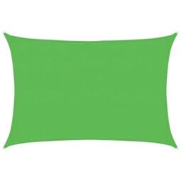 Berkfield Home Sunshade Sail 160 g/m ² Light Green 2.5x4 m HDPE - thumbnail 2