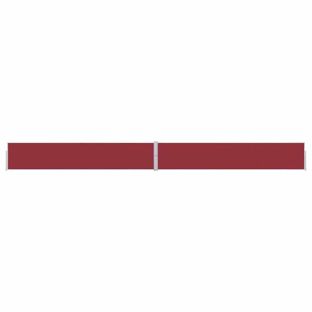 Berkfield Home Patio Retractable Side Awning 170x1200 cm Red - image 1