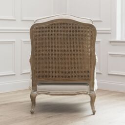 Voyage Maison Florence Natural Linen Country Chair in Walnut - thumbnail 5