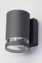 BHS Lighting Cinder Outdoor Down Wall Light with Photocell in Dark Grey - thumbnail 2