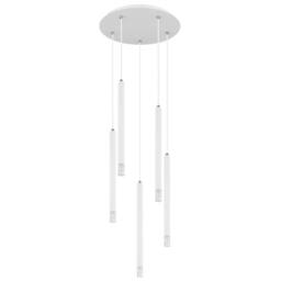 Netlighting Ryan Cluster Pendant Ceiling Light White Matt 5x G9 - thumbnail 2