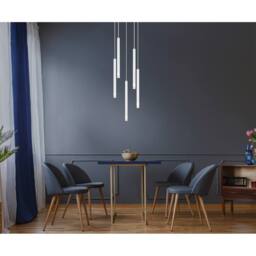 Netlighting Ryan Cluster Pendant Ceiling Light White Matt 5x G9 - thumbnail 5