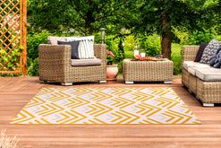 Rugstyle Summer Breeze Outdoor Rug in White - Size: 100 cm x 150 cm - thumbnail 1