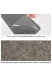 Living and Home 14 Pcs Non-Slip Self-Adhesive Stair Treads Slient (55 x 20 x 0.2cm) in Dark Grey - Size: 55 x 20 x 0.2 cm - thumbnail 3