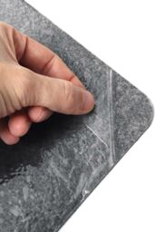 Living and Home 14 Pcs Non-Slip Self-Adhesive Stair Treads Slient (55 x 20 x 0.2cm) in Dark Grey - Size: 55 x 20 x 0.2 cm - thumbnail 5