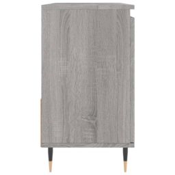 Berkfield Home Bathroom Cabinet Grey Sonoma 65x33x60 cm Engineered Wood - Size: 65 x 33 x 60 cm - thumbnail 6