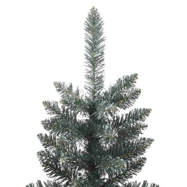 Berkfield Home Beautiful Artificial Slim Christmas Tree with Stand Green 120 cm PVC - image 1