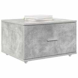 Berkfield Home Modern Drawer Cabinet Concrete grey Concrete Medium Doors - thumbnail 1