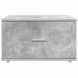 Berkfield Home Modern Drawer Cabinet Concrete grey Concrete Medium Doors - thumbnail 6