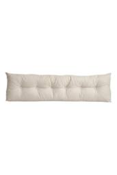 Living and Home Multifunctional Washable Wedge Headboard Pillow with Side Pocket in Beige - Size: Large - thumbnail 4