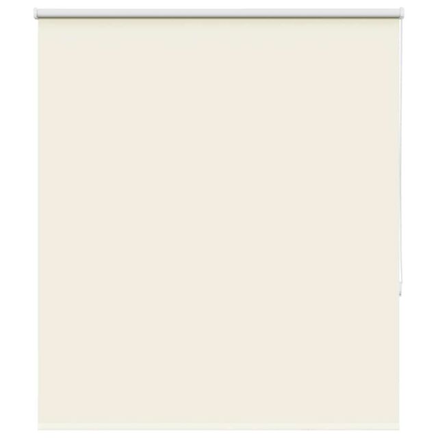 Berkfield Home Roller Blind Blackout Off-White 125x175 cm Fabric Width 121.6 cm Polyester in White - image 1