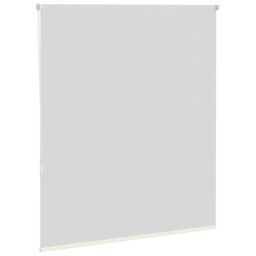 Berkfield Home Roller Blind Blackout Off-White 125x175 cm Fabric Width 121.6 cm Polyester in White - thumbnail 4
