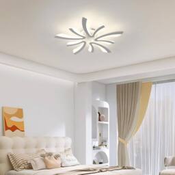 Goeco LED Ceiling Light 50W Modern Lighting for Living Room Bedroom 4500K in White - thumbnail 3