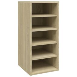 Berkfield Home Shoe Cabinets 2 pcs Sonoma Oak 31.5x35x70 cm Engineered Wood in Brown - thumbnail 5