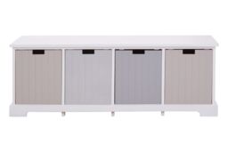 Orsina Compact Design 4 Drawer Bench, Modern Design Chest Of Drawers For Livingroom, Minimalist Storage Chest - thumbnail 2