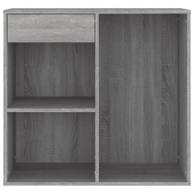 Berkfield Home Elegant Cosmetic Cabinet Grey Sonoma 80x40x75 cm Engineered Wood - Size: 80 x 40 x 75 cm - image 1