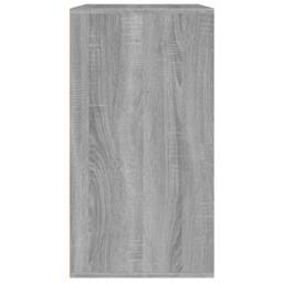 Berkfield Home Elegant Cosmetic Cabinet Grey Sonoma 80x40x75 cm Engineered Wood - Size: 80 x 40 x 75 cm - thumbnail 5