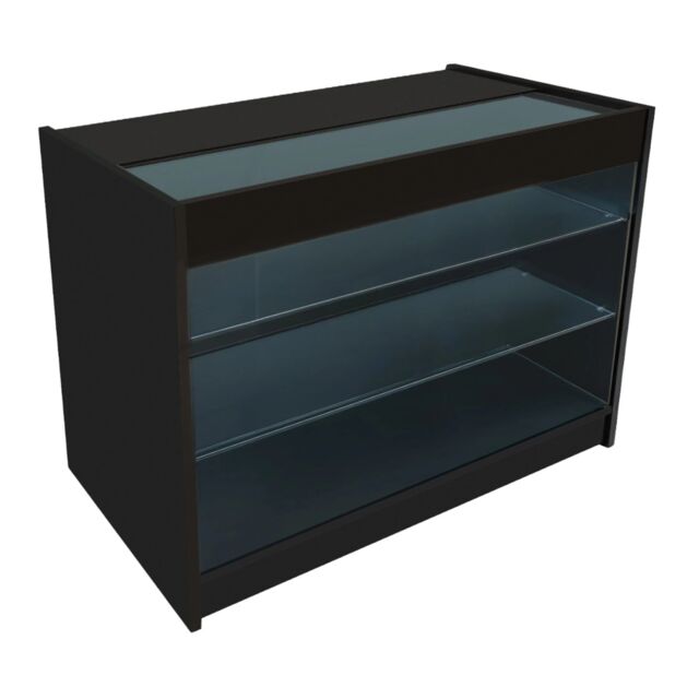 Monstershop LED Retail Shop Counter K1200 - Black - image 1