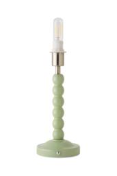 ValueLights Bobbins Bobble Rechargeable Portable Pastel Table Lamp Base in Light Green - thumbnail 6
