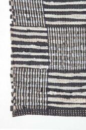 Homescapes Real Leather Handwoven Striped Block Check Hall Runner, 66 x 200 cm - Size: 66 cm x 200 cm - thumbnail 3