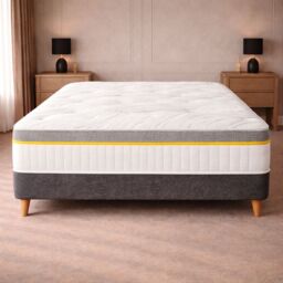 Sloomy Serenity Hybrid Reflex Support Pocket Spring Mattress in Grey - Size: Super King - thumbnail 9