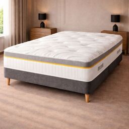 Sloomy Serenity Hybrid Reflex Support Pocket Spring Mattress in Grey - Size: Super King - thumbnail 8