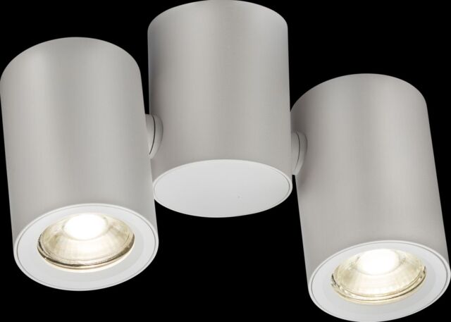 Netlighting Knightsbridge Dee Twin Surface Adjustable Round Spotlight White DEA2TRW - image 1