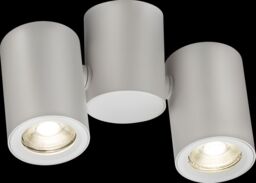 Netlighting Knightsbridge Dee Twin Surface Adjustable Round Spotlight White DEA2TRW