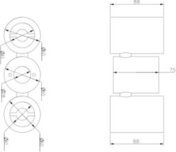 Netlighting Knightsbridge Dee Twin Surface Adjustable Round Spotlight White DEA2TRW - thumbnail 2