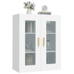 Berkfield Home Hanging Wall Cabinet White 69.5x34x90 cm - thumbnail 6