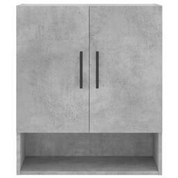 Berkfield Home Wall Cabinet Concrete Grey 60x31x70 cm Engineered Wood - Size: 60 x 31 x 70 cm - thumbnail 5