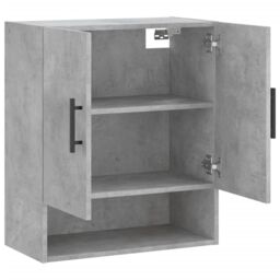 Berkfield Home Wall Cabinet Concrete Grey 60x31x70 cm Engineered Wood - Size: 60 x 31 x 70 cm - thumbnail 6