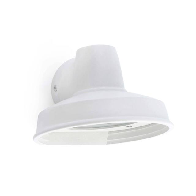 Netlighting Bronx 1 Light Outdoor Wall Light White IP44 GU10 - image 1