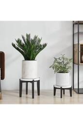 Living and Home Raised Potted Plant Stand - Size: Large - thumbnail 9