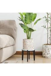 Living and Home Raised Potted Plant Stand - Size: Large - thumbnail 7