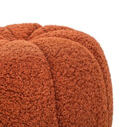 Nordlys Striped Living Room Pouf in Red - thumbnail 6