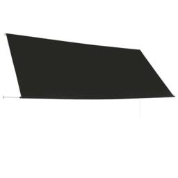 Berkfield Home Retractable Awning 350x150 cm Anthracite in Black - thumbnail 4