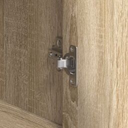 Berkfield Home Sideboard Sonoma Oak 120x41x75 cm Engineered Wood in Brown - Size: 120 x 41 x 75 cm - thumbnail 4