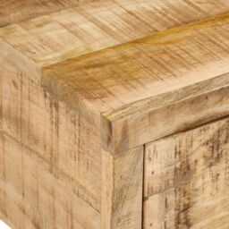 Berkfield Home TV Stand Solid Wood Mango in Brown - thumbnail 5