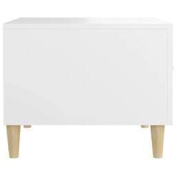 Berkfield Home Sturdy Coffee Tables 2 pcs White 50x50x40 cm Engineered Wood - Size: 50 x 50 x 40 cm - thumbnail 9