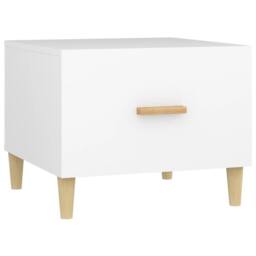 Berkfield Home Sturdy Coffee Tables 2 pcs White 50x50x40 cm Engineered Wood - Size: 50 x 50 x 40 cm - thumbnail 6